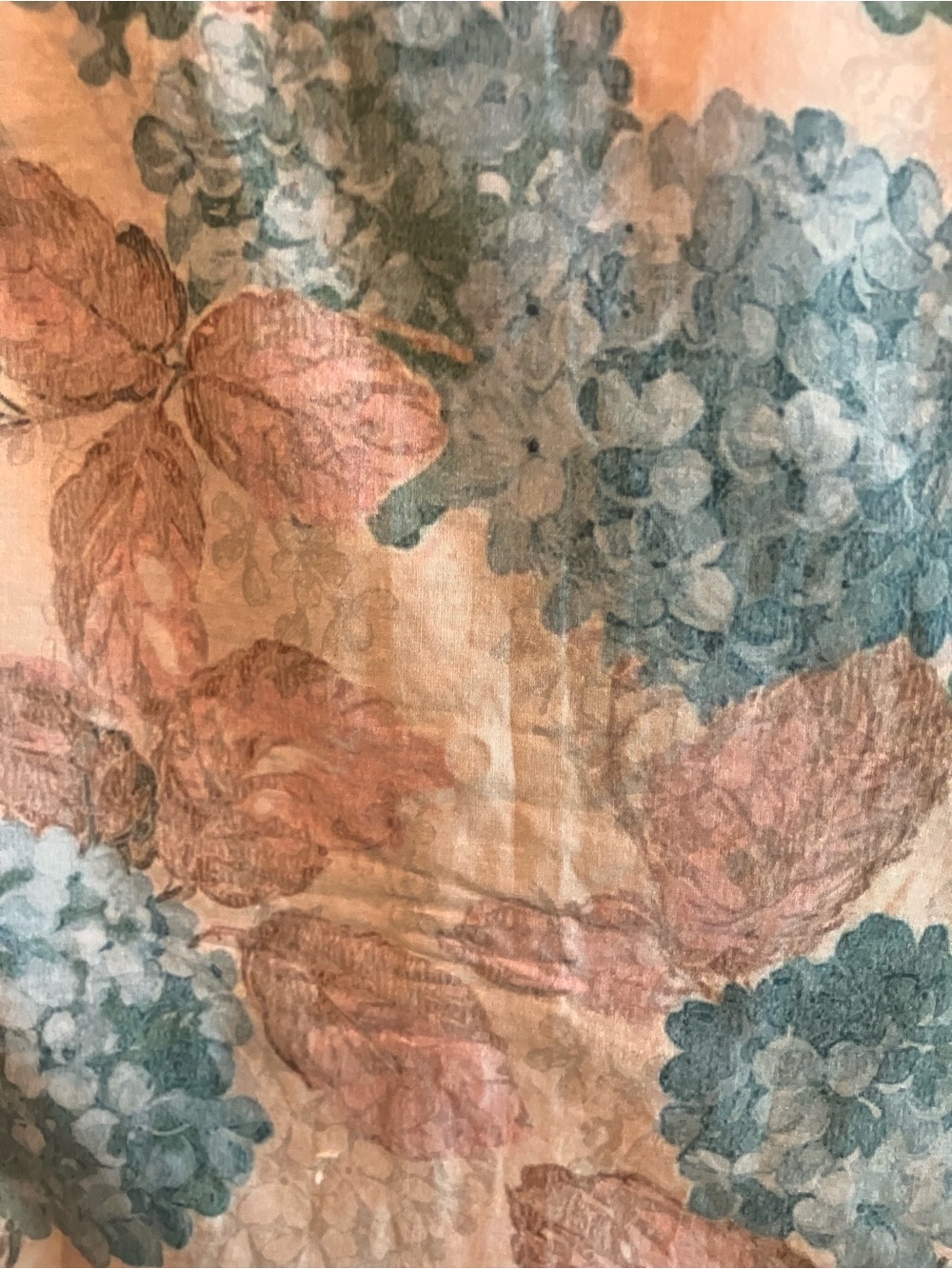 A Rare Bird Lightweight Floral Button-Up Shirt Dress/Jacket in Vintage Hydrangea - Picture 11 of 12